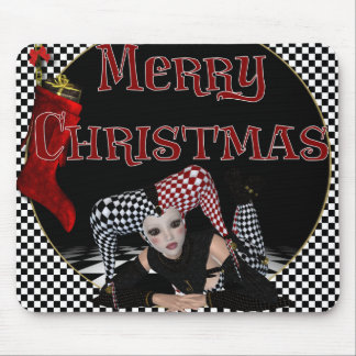 Weihnachten Jester 1 - Frohe Weihnachten Mousepad