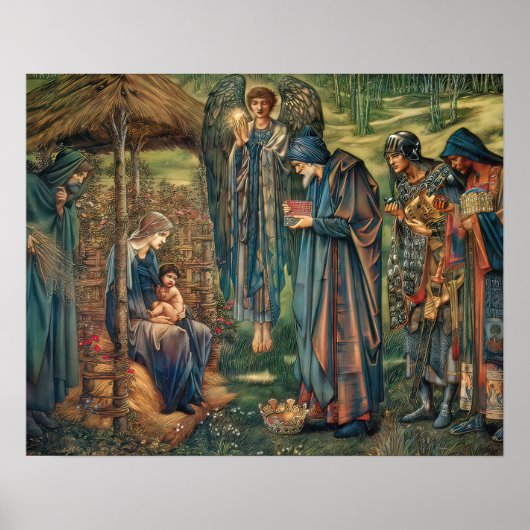 Weihnachten Jesus Adoration Advent Jone Poster (Vorne)