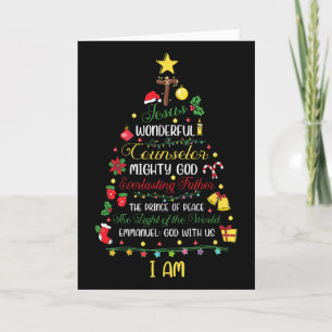 Weihnachten Jesus Bibel Namen Xmas Baum Sh Karte