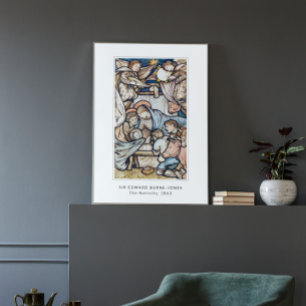 Weihnachten Jesus Geburt Vintage Christmas Poster