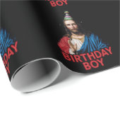 Weihnachten Jesus Geburtstag Junge Geschenkpapier (Rolleneckpunkt)