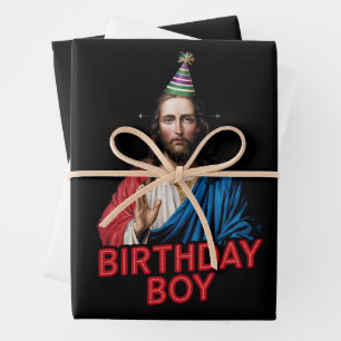 Weihnachten Jesus Geburtstag Junge Geschenkpapier Set