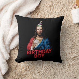 Weihnachten Jesus Geburtstag Junge Kissen