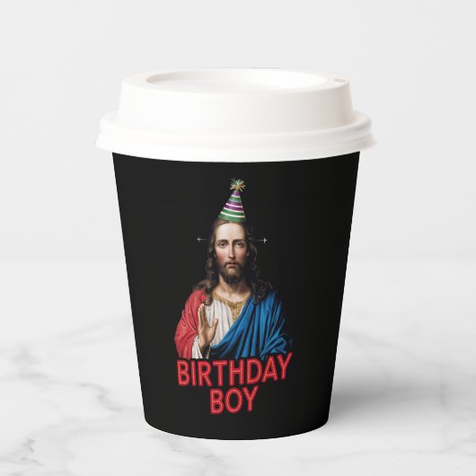 Weihnachten Jesus Geburtstag Junge Pappbecher (Vorderseite)