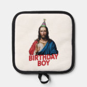 Weihnachten Jesus Geburtstag Junge Topflappen (Vorderseite)