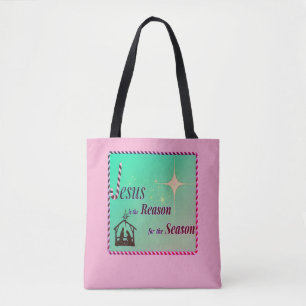 Weihnachten Jesus Grund für die Saison Tote Tasche
