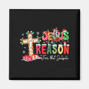 Weihnachten Jesus Grund Saison Xmas Christlich Män Magnet
