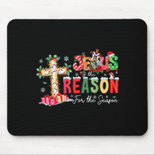 Weihnachten Jesus Grund Saison Xmas Christlich Män Mousepad