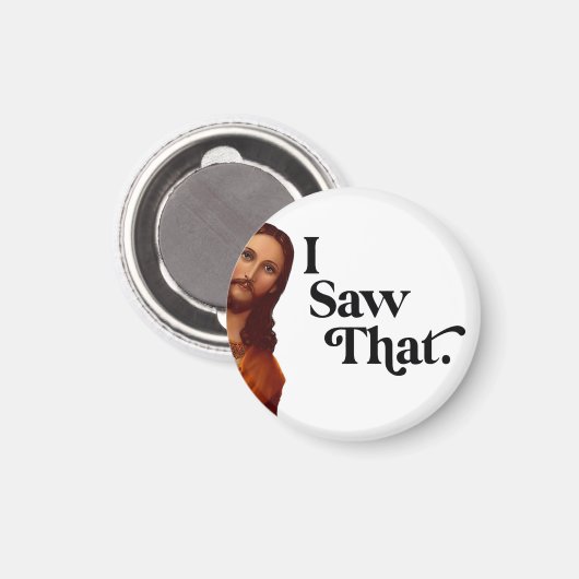 Weihnachten, Jesus, ich sah das Magnet (Vorderseite/Rückseite)