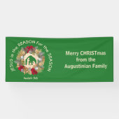 Weihnachten JESUS IST DER GRUND Banner (Horizontal)