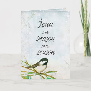Weihnachten Jesus ist der Grund für die Jahreszeit Karte