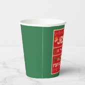 Weihnachten Jesus ist der Grund für die Jahreszeit Pappbecher (Rechts)