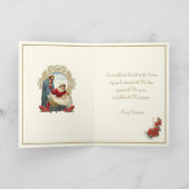 Weihnachten Jesus Mary Joseph Friend Krippe (Innenseite)