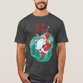Weihnachten Jingle Allhe Way Happy Christmas b T-Shirt