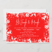 Weihnachten Jingle und Mingle Fun Modern Winter Einladung (Vorderseite)
