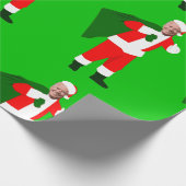 Weihnachten jobiden santa geschenkpapier (Ecke)