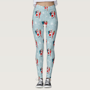 weihnachten joe biden weihnachtsmann kamala harris leggings