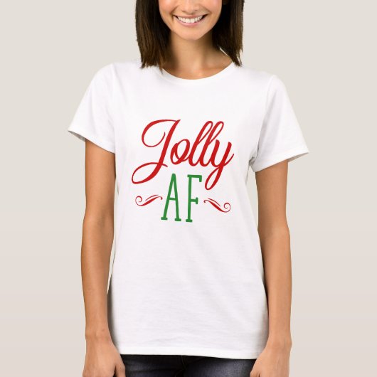 Weihnachten Jolas As F***, Funny Xmas Geschenk T-Shirt (Vorderseite)