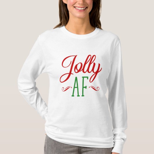 Weihnachten Jolas As F***, Funny Xmas Geschenk T-Shirt (Vorderseite)