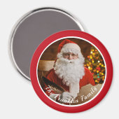Weihnachten Jolly Alte Weihnachtsmann Custom Magnet (Vorderseite/Rückseite)