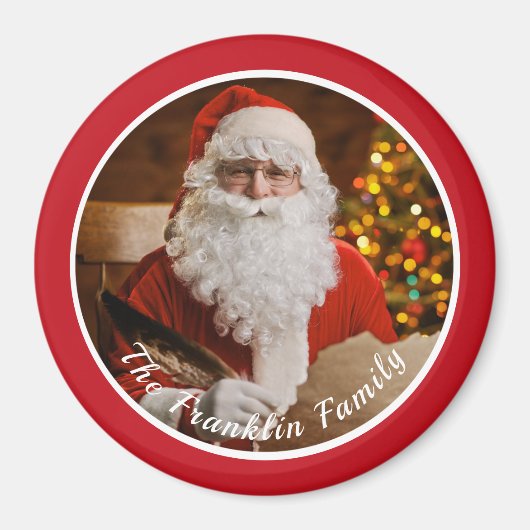 Weihnachten Jolly Alte Weihnachtsmann Custom Magnet (Vorne)