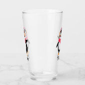 Weihnachten Jolly Pinguin in Scarf mit Ohrmuffen Glas (Rechts)