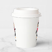 Weihnachten Jolly Pinguin in Scarf mit Ohrmuffen Pappbecher (Rechts)