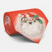 Weihnachten, Jolly Retro 50er Santa Claus Krawatte (Gerollt)