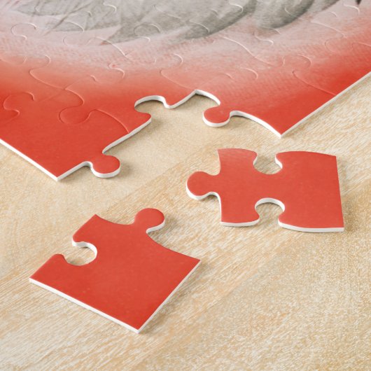 Weihnachten, Jolly Retro 50er Santa Claus Puzzle (Seite)