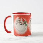 Weihnachten, Jolly Retro 50er Santa Claus Tasse (Links)