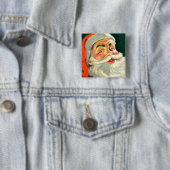 Weihnachten, Jolly Retro 50's Weihnachtsmann Button (Beispiel)