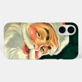 Weihnachten, Jolly Retro 50's Weihnachtsmann Case-Mate iPhone Hülle (Rückseite (Horizontal))