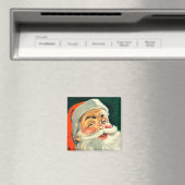 Weihnachten, Jolly Retro 50's Weihnachtsmann Magnet (In Situ (Geschirrspüler))