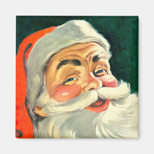 Weihnachten, Jolly Retro 50's Weihnachtsmann Magnet