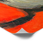 Weihnachten, Jolly Retro 50's Weihnachtsmann Poster (Ecke)