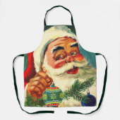 Weihnachten, Jolly Retro 50's Weihnachtsmann Schürze (Vorderseite)