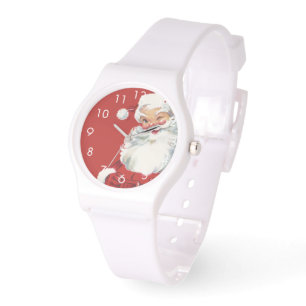 Weihnachten, Jolly Santa Claus Winking Armbanduhr
