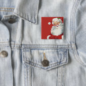 Weihnachten, Jolly Santa Claus Winking Button (Beispiel)