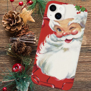 Weihnachten, Jolly Santa Claus Winking Case-Mate iPhone Hülle