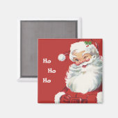 Weihnachten, Jolly Santa Claus Winking Magnet (Vorderseite/Rückseite)