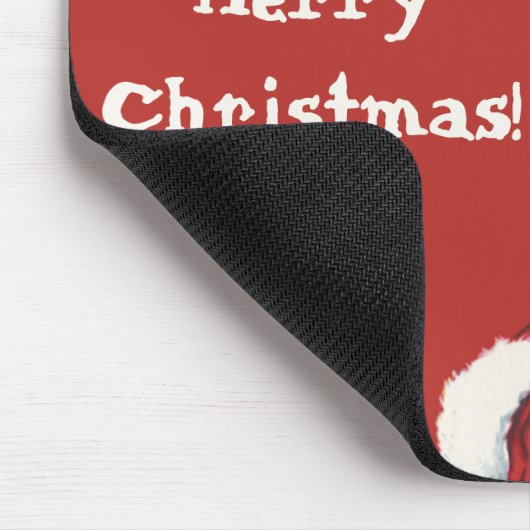 Weihnachten, Jolly Santa Claus Winking Mousepad (Ecke)