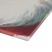 Weihnachten, Jolly Santa Claus Winking Schneidebrett (Ecke)