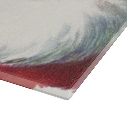 Weihnachten, Jolly Santa Claus Winking Schneidebrett (Ecke)