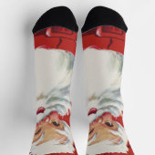 Weihnachten, Jolly Santa Claus Winking Socken (Oben)
