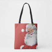 Weihnachten, Jolly Santa Claus Winking Tasche (Vorderseite)