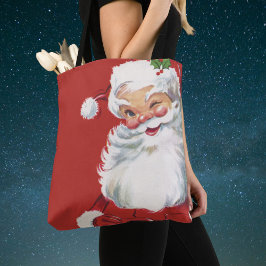 Weihnachten, Jolly Santa Claus Winking Tasche