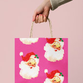 Weihnachten Jolly Santa Merry Pink Spaß Mittlere Geschenktüte