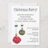 Weihnachten, Jolly Weihnachtsmann Einladung (Rückseite)