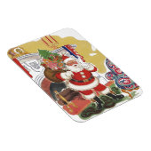 Weihnachten, Jolly Weihnachtsmann mit Geschenken Magnet (Rechte Seite)