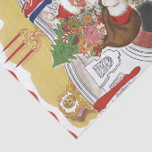 Weihnachten, Jolly Weihnachtsmann mit Geschenken Seidenpapier (Ausschnitt)